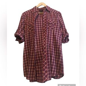 Fylo Women Classic Plaid Collar Shirt